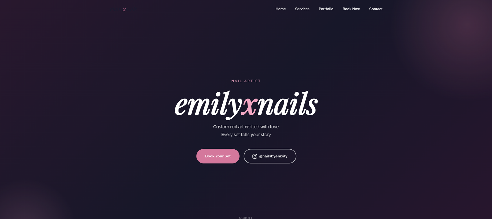 Nails X Emily website
